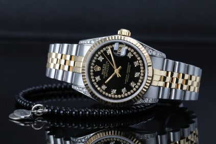 Rolex Datejust Two Tone Vintage Fluted
