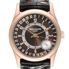 Patek Philippe Calatrava Rose Gold Brown