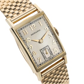 Hamilton Yellow Gold Wristwatch