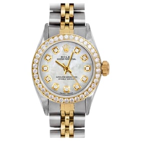 Rolex Ladies TT Oyster Perpetual MOP
