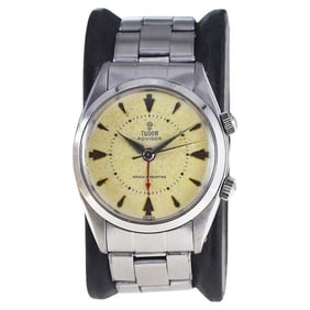 Tudor Steel Advisor Alarm Watch with