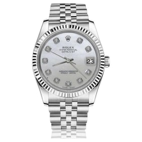 Rolex Datejust White MOP Mother of