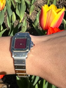 Cartier Santos 18k Yellow Gold And