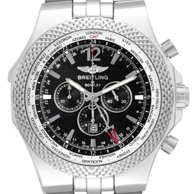Breitling Bentley GMT Black Dial Steel
