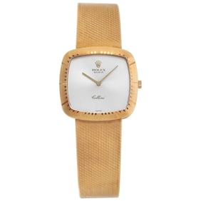 Rolex Cellini in 18k yellow gold.