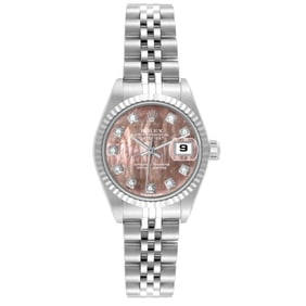 Rolex Datejust Steel White Gold Mother
