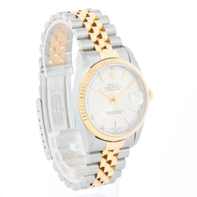 Rolex Datejust 2-Tone Silver Dial Watch