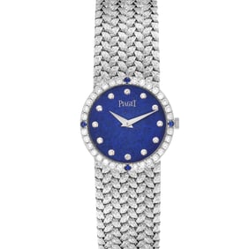 Piaget Tradition White Gold Lapis Diamond