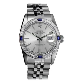 Rolex Datejust 68274 Silver Stick Dial