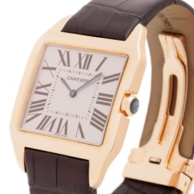 Cartier Santos Dumont 18 Karat Rose