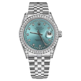 Rolex Datejust Ice Blue Two Row