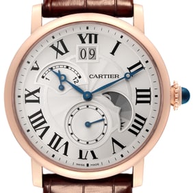 Cartier Rotonde Retrograde GMT Time Zone