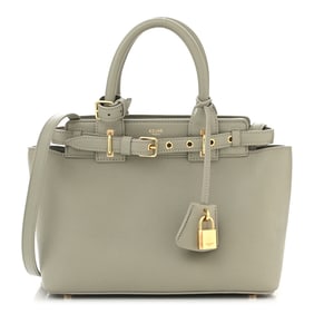 Celine Grained Calfskin Teen Conti Green