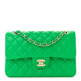 Chanel Lambskin Quilted Small Double Flap