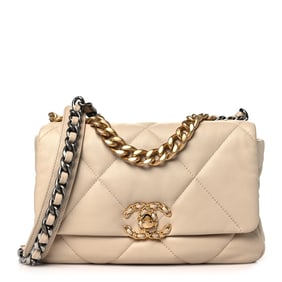 Chanel Lambskin Quilted Medium Chanel 19