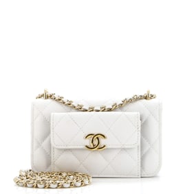 Chanel Pocket Twins Clutch with Chain