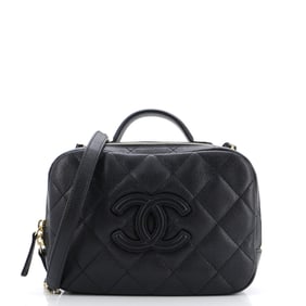 Chanel CC Top Handle Zip Around