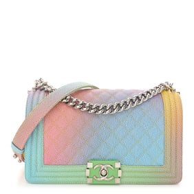 Chanel Caviar Quilted Medium Cuba Rainbow