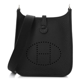Hermes Taurillon Clemence Evelyne TPM Black