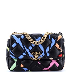 Chanel 19 Flap Bag Quilted Lambskin