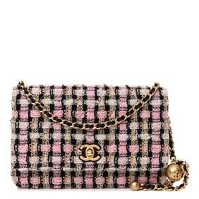 Chanel Tweed Quilted CC Pearl Crush