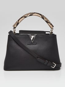 Louis Vuitton Black Taurillon Leather and