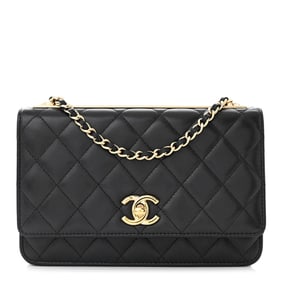 Chanel Lambskin Quilted Trendy CC Wallet