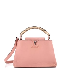 Louis Vuitton Capucines Bag Leather with