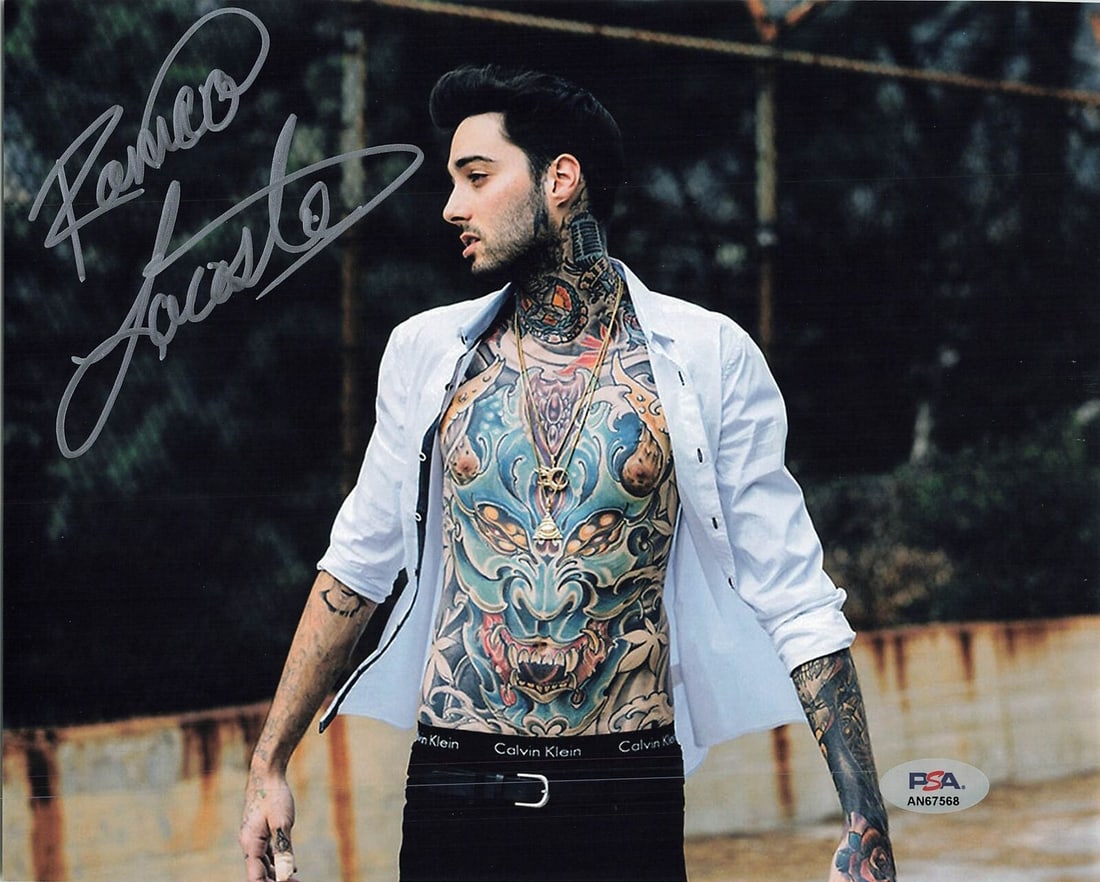 romeo lacoste signed 8x10 photo PSA/DNA autographed tatoo artist: romeo lacoste signed 8x10 photo PSA/DNA autographed tatoo artist Romeo Lacoste Signed 8x10 photo PSA/DNA Autographed Tatoo Artist SKU no: RBJ8070409912408 Guidelines for Bidding We recommend for all b