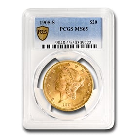 1905-S $20 Liberty Gold Double Eagle