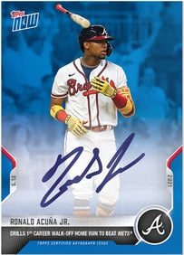 RONALD ACUNA JR. SIGNED 1st CAREER