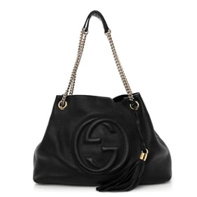 Gucci Pebbled Calfskin Medium Soho Chain