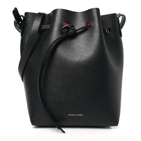 Mansur Gavriel Saffiano Mini Bucket Bag