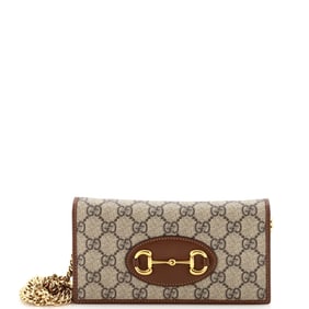 Gucci Horsebit 1955 Chain Wallet GG