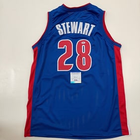 Isaiah Stewart signed jersey PSA/DNA Detroit