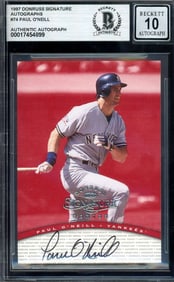 paul o'neill GEM mint 10 beckett