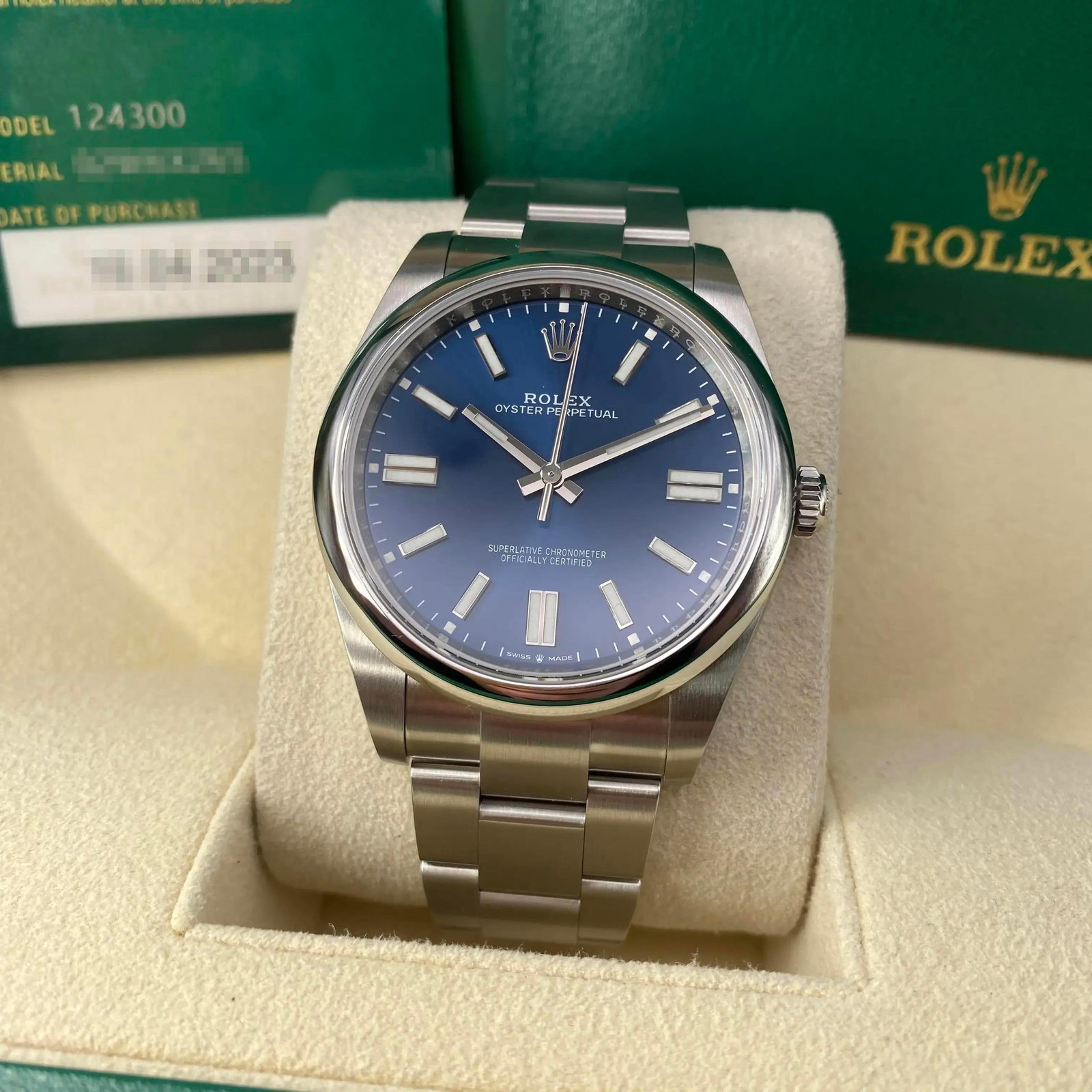 New Rolex Oyster Perpetual Steel 41mm: New Rolex Oyster Perpetual Steel 41mm Blue Dial Automatic Mens Watch B&P 124300 Brand: Rolex Design: Oyster Perpetual Watch Case Material: Steel Strap Material: Stainless Steel Case Shape: Round M