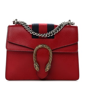 Gucci Textured Calfskin Web Small Dionysus