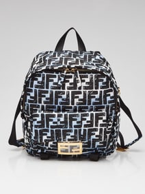 Fendi Blue/Black FF Nylon Small Joshua