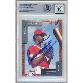 pedro martinez los angeles dodgers signed