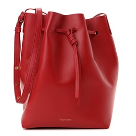 Mansur Gavriel Calfskin Bucket Bag Flamma
