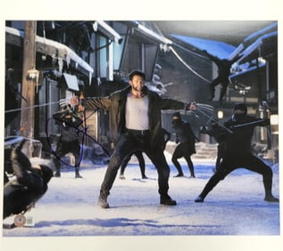 hugh jackman signed wolverine 11x14 photo
