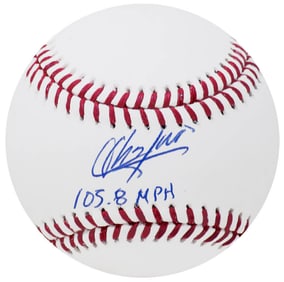 aroldis chapman signed rawlings official MLB