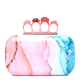 Alexander Mcqueen PVC Marble Skull Box