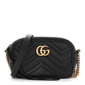 Gucci Calfskin Matelasse Mini GG Marmont