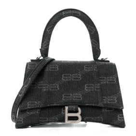Balenciaga Washed Denim BB Monogram Small