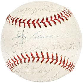 1961 Yankees Team Signed Autographed AL