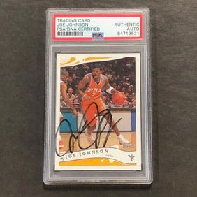 2005-06 Topps #96 Joe Johnson Signed
