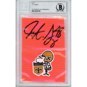 j.t. gray signed new orleans saints