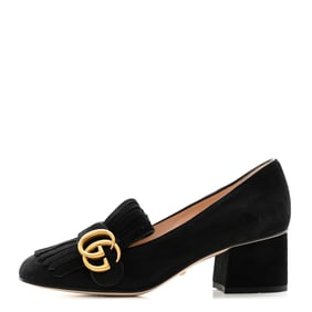 Gucci Kid Scamosciato GG Marmont Fringe
